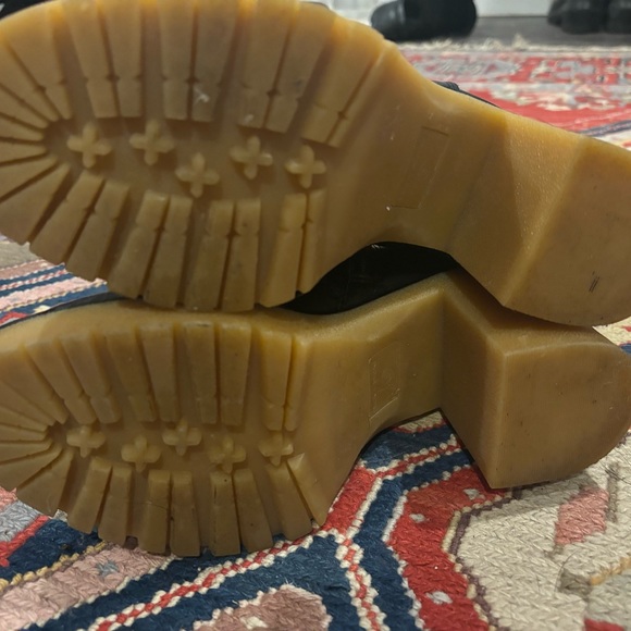 SUN + STONE Womens “Lennii” Platform Round Toe Block Heel boots size 8 M - Picture 4 of 5